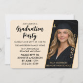Customizable Graduation Invitation with Photo  (Devant)