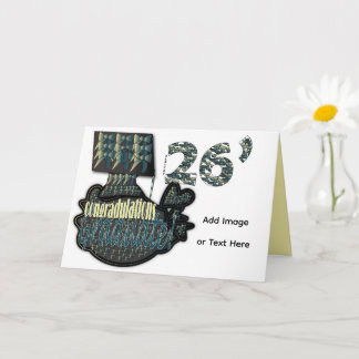 Customizable Greeting Card Graduate Kaart