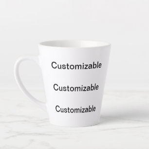 CUSTOMIZABLE Grosse Mug Latte