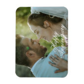Customizable Happy Anniversary Photo Magnet Design Magneet (Verticaal)