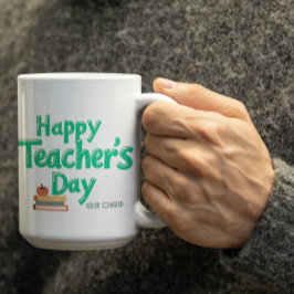 Customizable Happy Teachers Day Mug Koffiemok