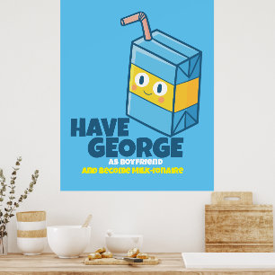 Customizable "Have me become milk-ionaire" Poster