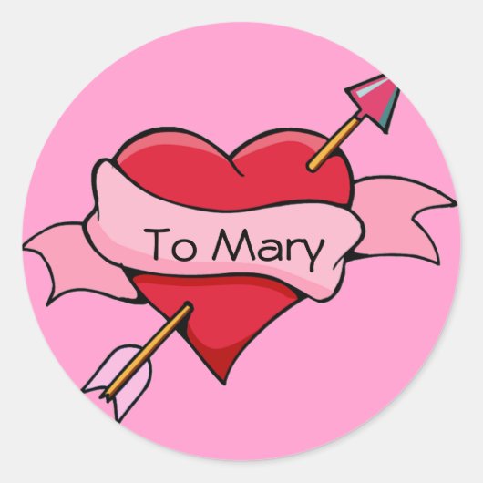 Customizable Heart and Arrow Stickers (Devant)