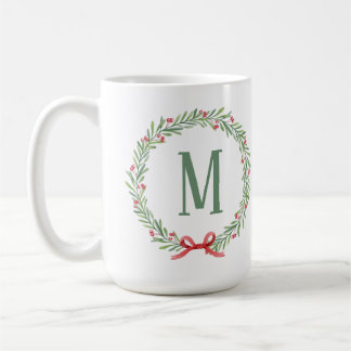 Customizable Holiday Letter Coffee Mug Koffiemok