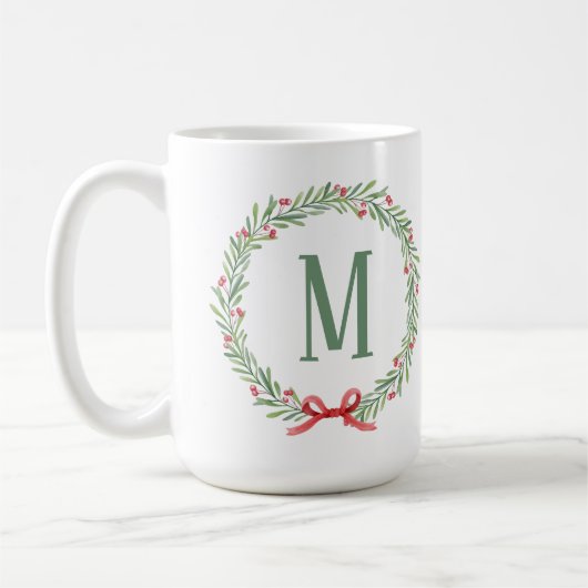 Customizable Holiday Letter Coffee Mug Koffiemok (Links)