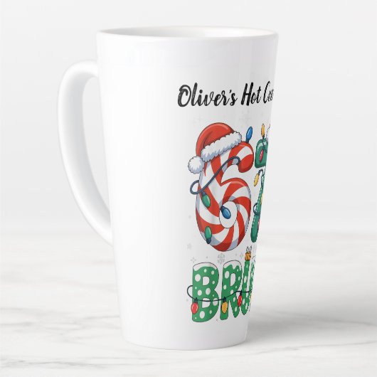 Customizable Hot Cocoa Mug – Sweet Holiday Meme Latte Mok (Linkerhoek)