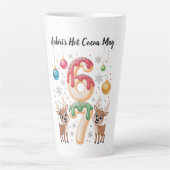 Customizable Hot Cocoa Mug – Sweet Holiday Meme  Latte Mok (Voorkant)