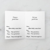 Customizable "It's Twins!!" (Boys) Card (Binnen)