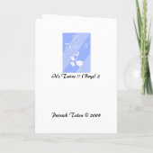 Customizable "It's Twins!!" (Boys) Card (Achterkant)