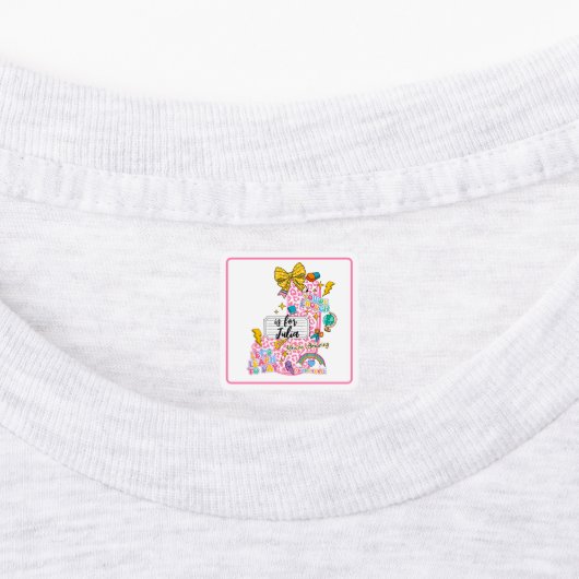 Customizable “J is for” Alphabet Art – Inspiration Labels (Aangebracht)