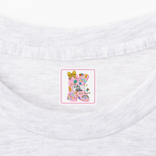 Customizable “K is for” Alphabet Art – Inspiration Labels (Aangebracht)