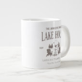 Customizable Lake House House Warming Gift Extra Grote Beker (Voorkant rechts)