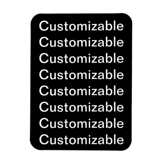 Customizable Magneet (Verticaal)