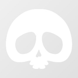 Customizable Mini Skull Raamsticker