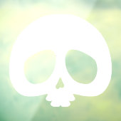 Customizable Mini Skull Raamsticker (Vel 3)