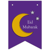 Customizable Modern Minimalist Eid Bunting - Vlaggetjes (Derde vlag)