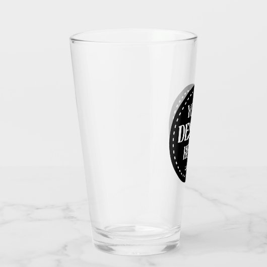 Customizable, modern, sleek & timeless glas (Rechts)