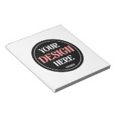 Customizable, modern, sleek & timeless notitieblok (Schuin)