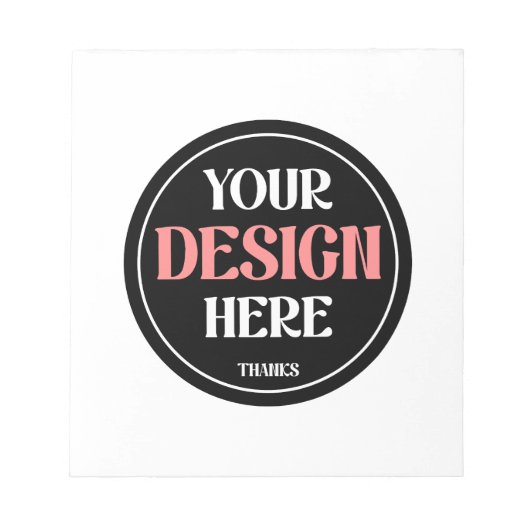 Customizable, modern, sleek & timeless notitieblok (Voorkant)