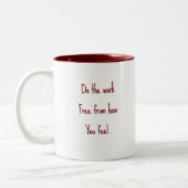 Customizable Motivational Quote Mug  (Gauche)