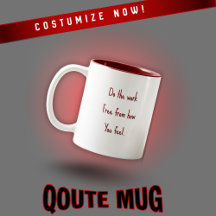 Customizable Motivational Quote Mug 