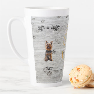 Customizable mug for dog lovers, gift for dog moms latte mok