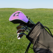 Customizable Name Golf Girl Lavender Daydream Golfheadcover (Insitu)