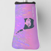 Customizable Name Golf Girl Lavender Daydream Golfheadcover (Draai 90)
