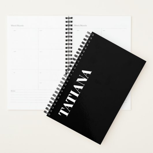 Customizable Name Polished Organized Empowering  Planner (Display)