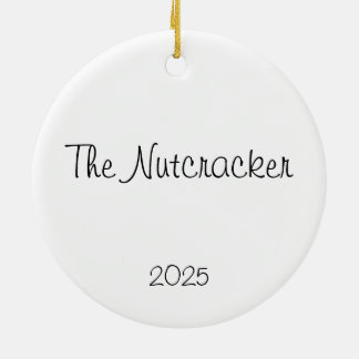 Customizable Nutcracker Fritz Keepsake Keramisch Ornament