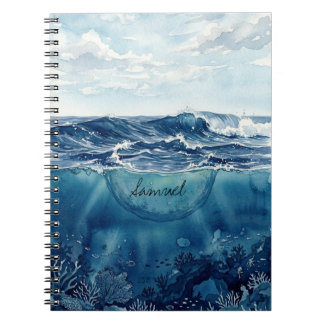 Customizable Ocean Notitieboek