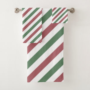 Customizable Pastel Christmas Stripes