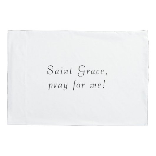 Customizable Patron Saint (St. Grace) Kussensloop (Achterkant)