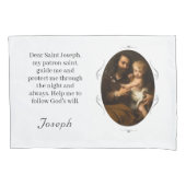 Customizable Patron Saint (St. Joseph) Kussensloop (Voorkant)