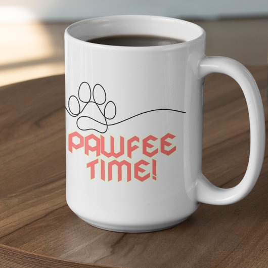 Customizable PawFee Time Koffiemok