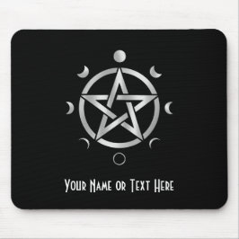 Customizable Pentacle Moon Phase Mouse Pad Muismat