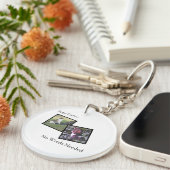 Customizable Pet Photo Keychain (Voorkant Rechts)