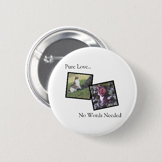 Customizable Pet Pin Button (Voorkant /achterkant)