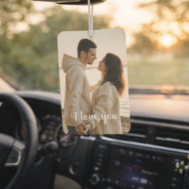 Customizable Photo 'I Love You' Valentine's Day Luchtverfrisser