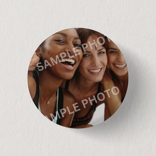 Customizable Photo Ronde Button 3,2 Cm (Voorkant)