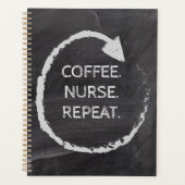 Customizable Phrase Coffee Nurse Repeat (Devant)