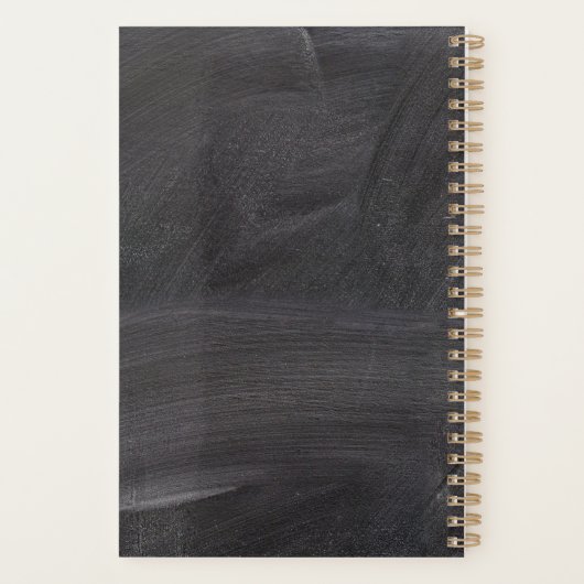 Customizable Phrase Coffee Teach Repeat Planner (Achterkant)