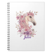 Customizable Pretty Ponies and Petals Notitieboek (Voorkant)