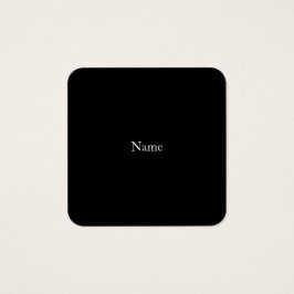 Customizable Profile Card Vierkante Visitekaartjes