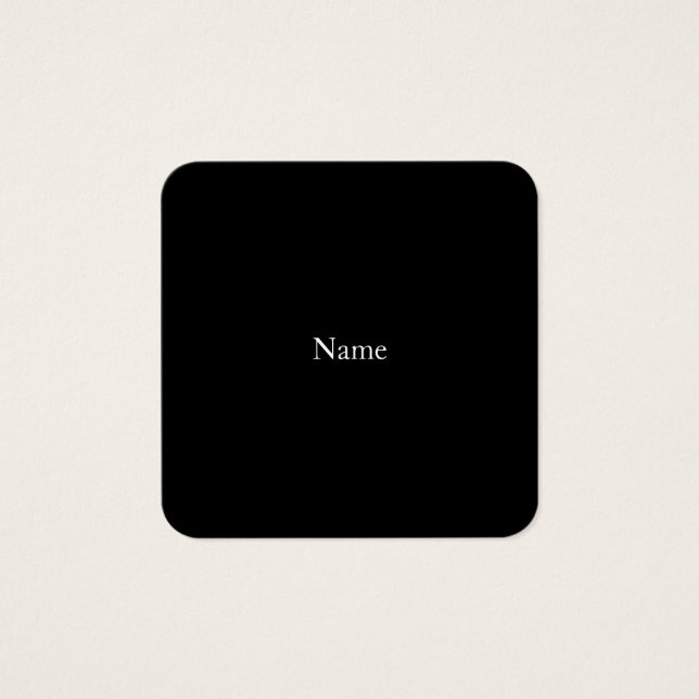 Customizable Profile Card Vierkante Visitekaartjes (Voorkant)