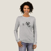 Customizable - Scorpion and Your Initials Tri-Blend Shirt (Voorkant)