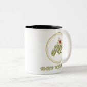 Customizable Sealed With Love – MR Monogram Mug (Devant droit)