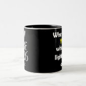 Customizable Solar Eclipse 2026 Mug Tweekleurige Koffiemok (Center)