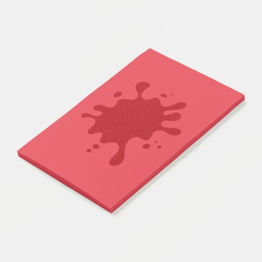 Customizable Splash Design Post-It Notes (Incliné)