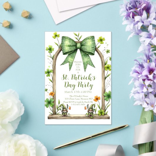 Customizable St. Patrick’s Day Invitation (Insitu (Mariage))